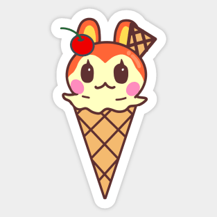 Bunnie Ice-Cream Sticker